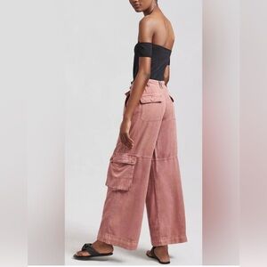 Pilcro Cargo Linen Pants